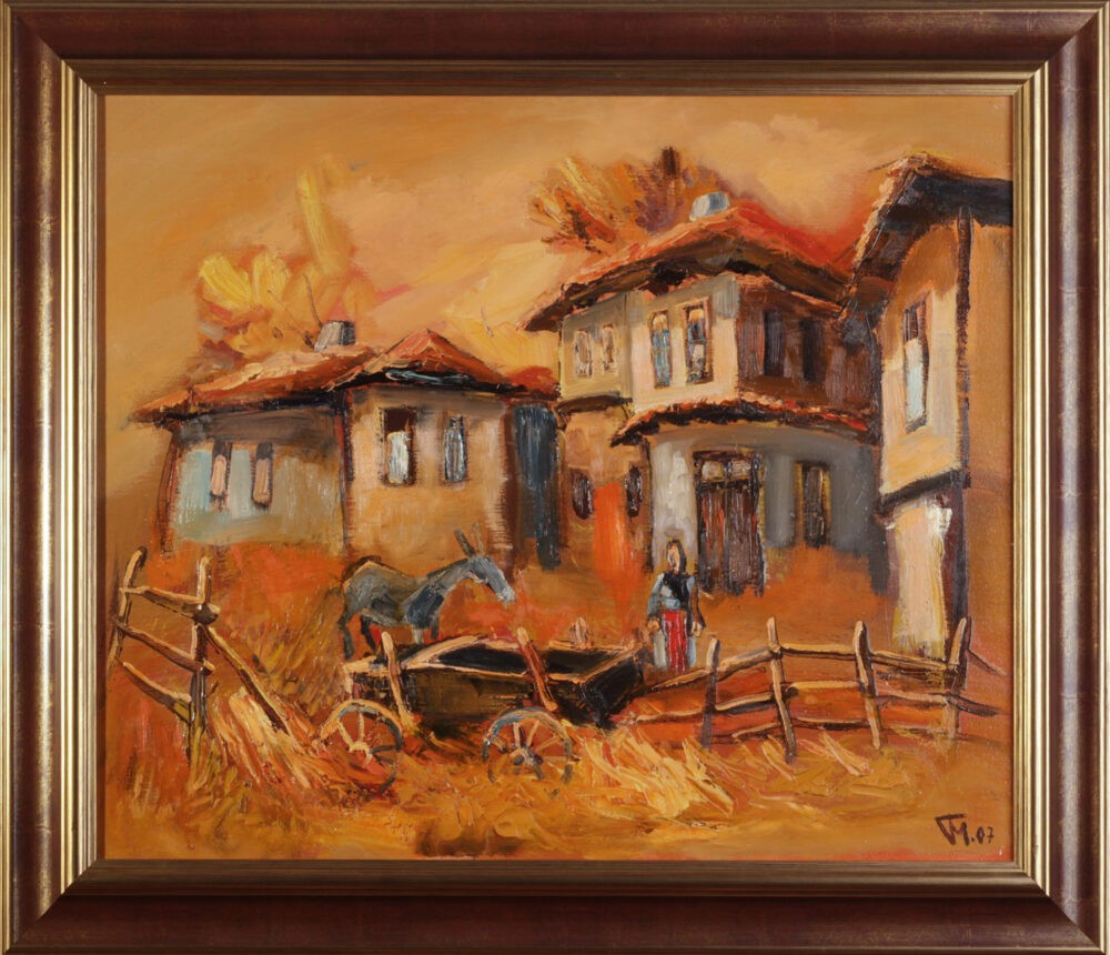 Todor Marinov /b.1974/ - "Village Courtyard" 2007