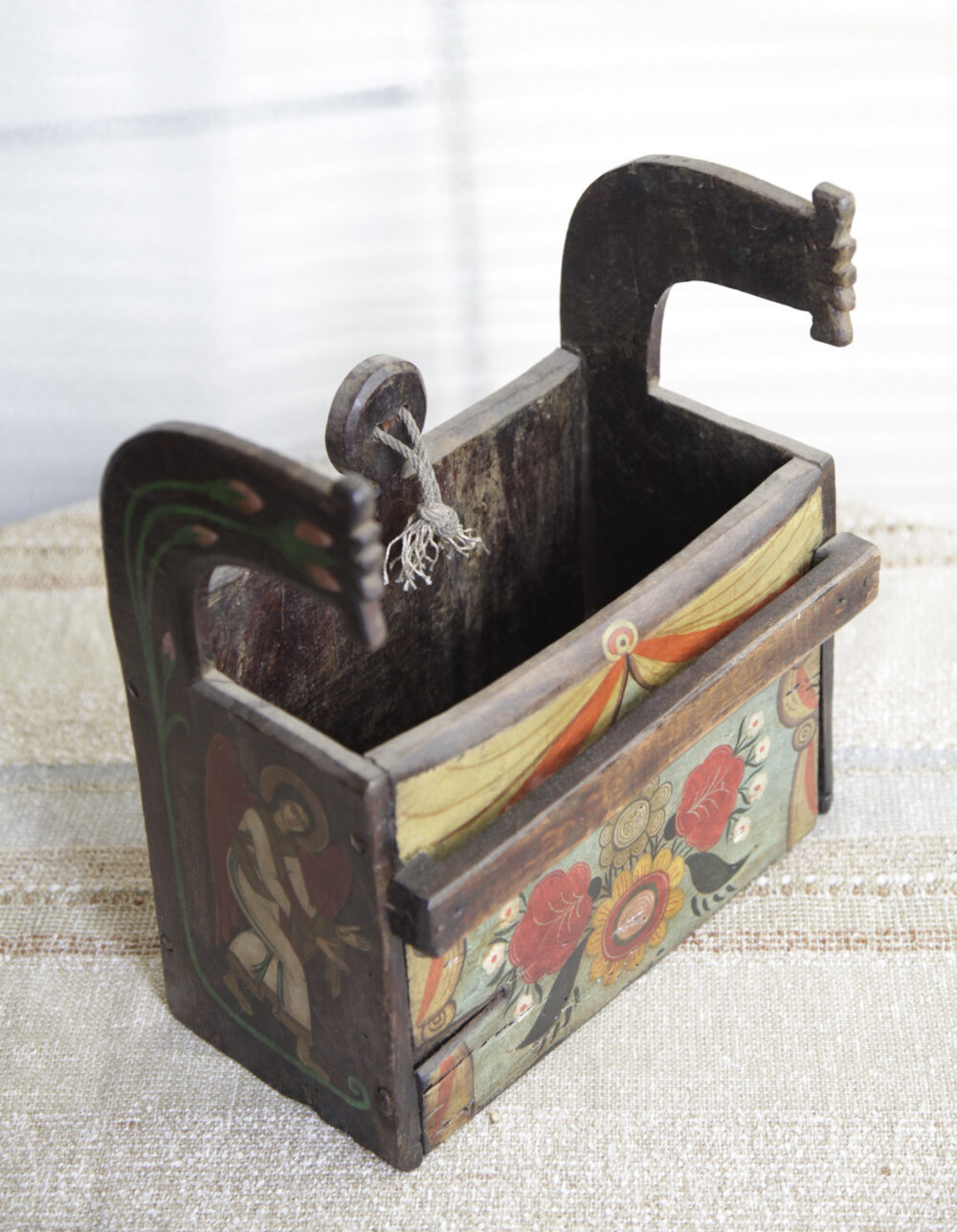 Georgi Nenchev /1951 - 2022/ - Painted Spoon Rack from the late 19th century