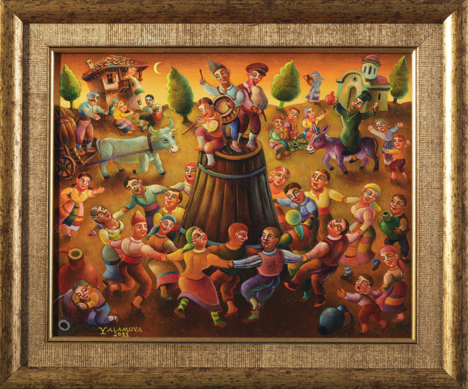 Aneta Yalamova /b.1958/ - "Village Festival"