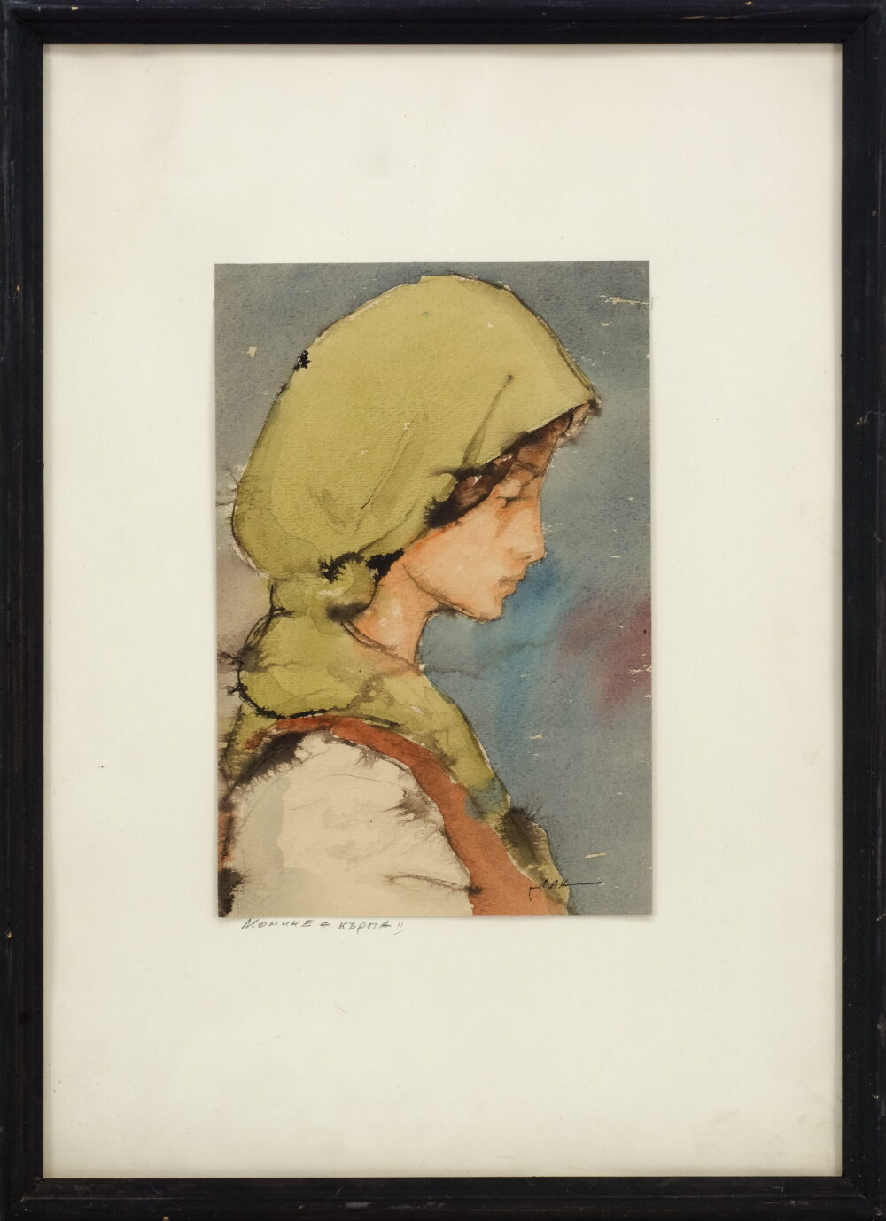 Danail Mitsev /1935-2020/ - "Girl with a Scarf II"