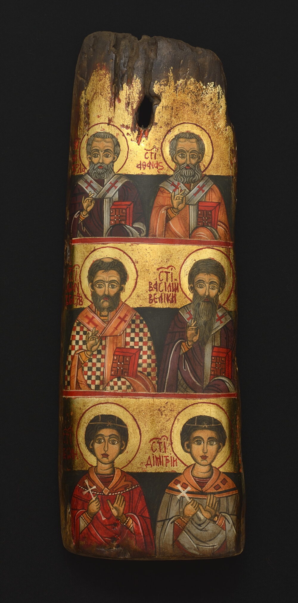 Georgi Nenchev /1951 - 2022/ - "St.Nicholas, St. Athanasius, St. John the Theologian, St. Basil the Great, St.George, St. Demetrius"