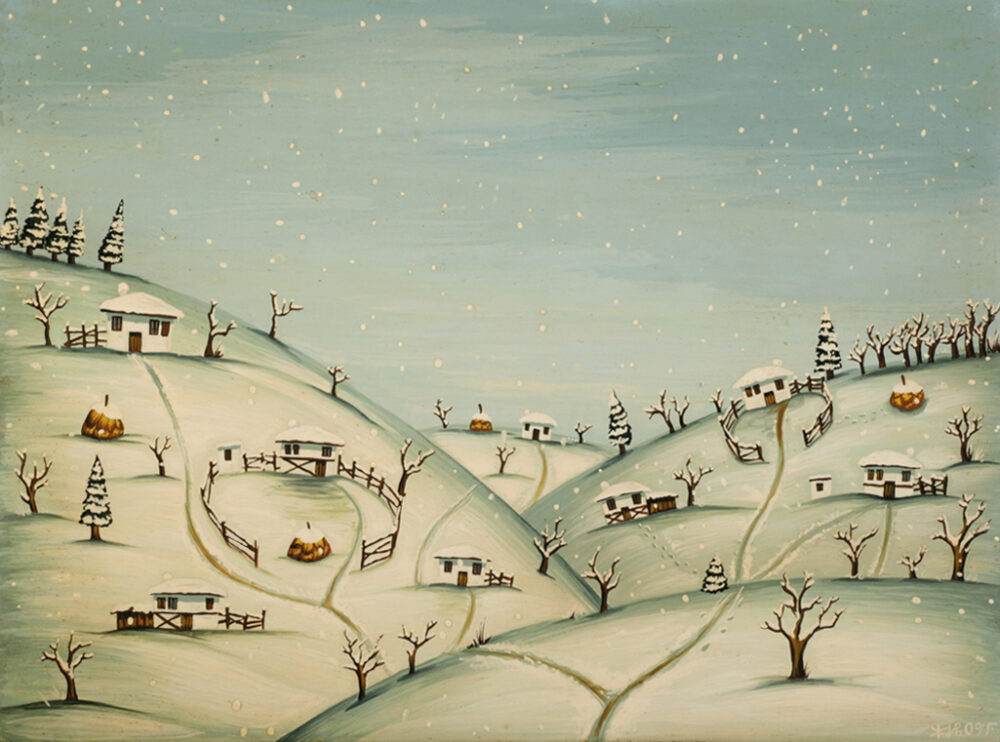 Zhivko Donkov /b.1975/ - "The Winter Village" 1995