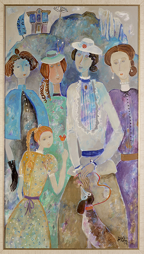 Kalina Atanasova /b.1941/ - "The Ladies of Old Plovdiv" 2008