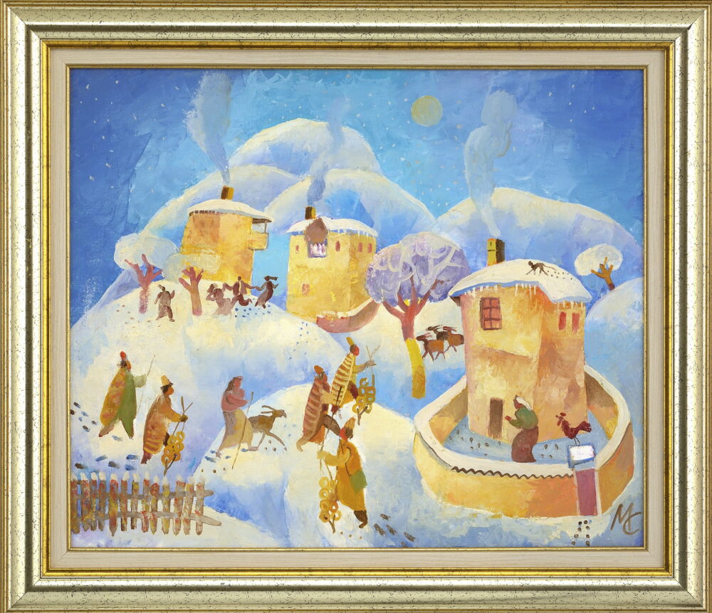 Milcho Spasov /b.1950/ - "Winter in Blue"