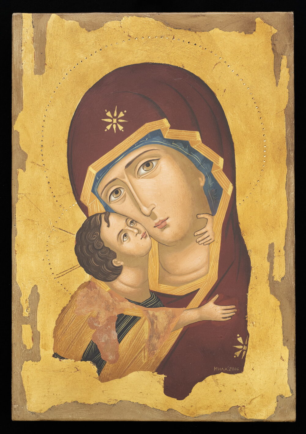 Mila Musakova /b.1955/ - "The Vladimir Mother of God" 2006